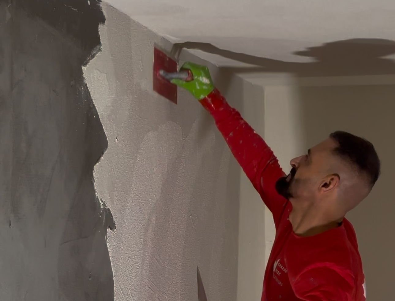 Acrylic Finish Coat Installation in a cold cellar — Cold Cellar Pro restoration process